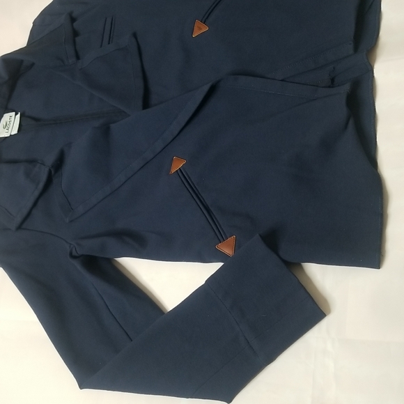 Lacoste Navy Knit Jacket/Blazer - Picture 4 of 14